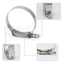 Load image into Gallery viewer, 3&quot; T Bolt Hose Clamps 79mm to 87mm - Pair (x2)

