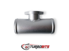 Cargar imagen en el visor de la galería, Tubo adaptador de brida de válvula de descarga Turbo de 2,5 pulgadas para BOV RS tipo S (plata)
